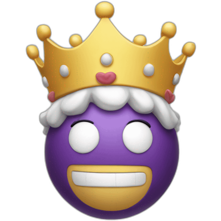 fall guys character with crown emoji