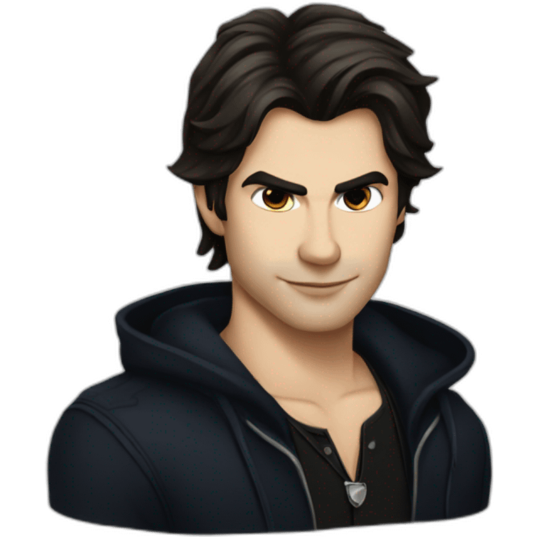 Damon vampire diaries emoji