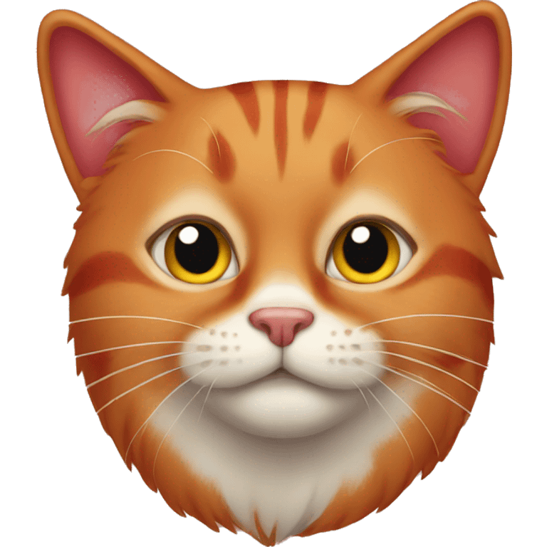 red cat emoji