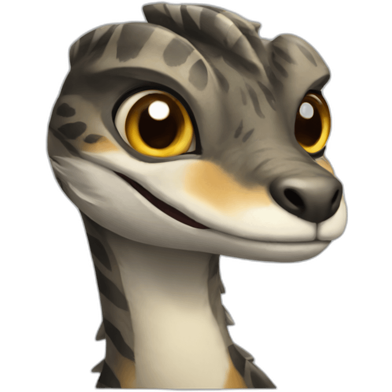 kitty cat velociraptor emoji