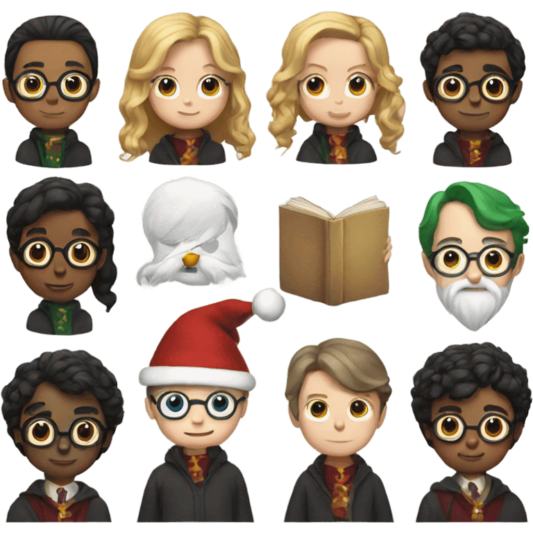 Harry Potter Christmas theme emoji