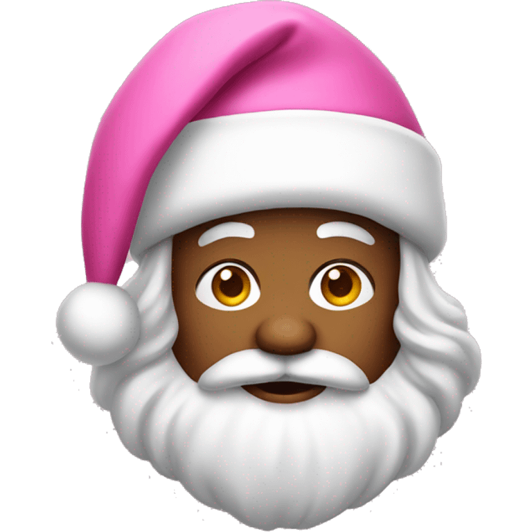 Pink Santa Claus  emoji