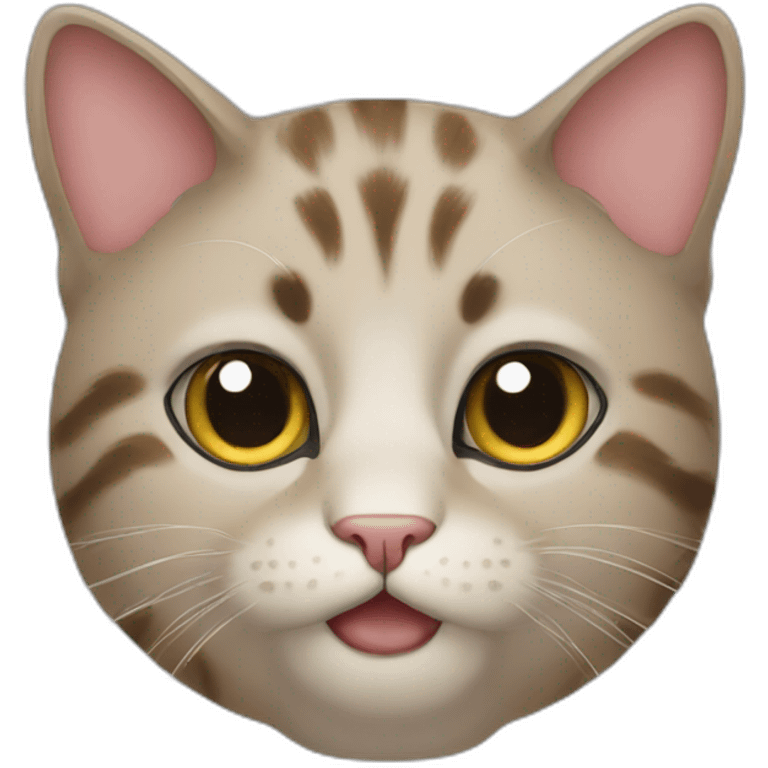 cat with face obbou emoji