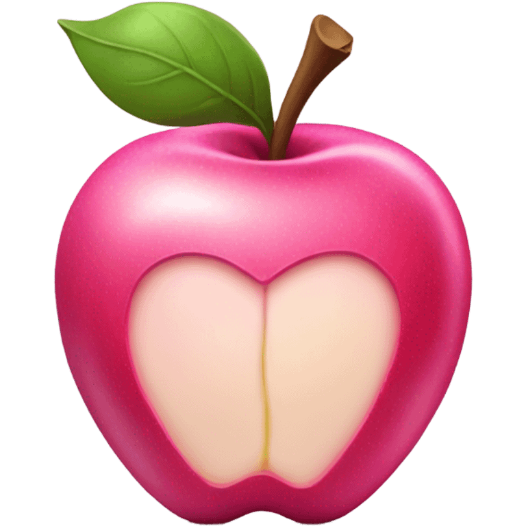 Pink apple  emoji