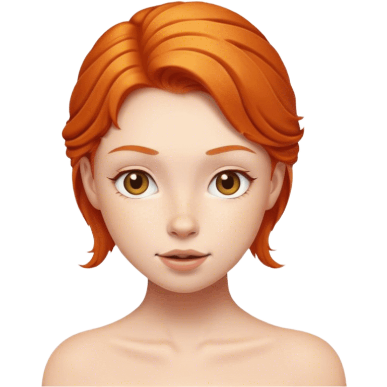 ginger girl emoji