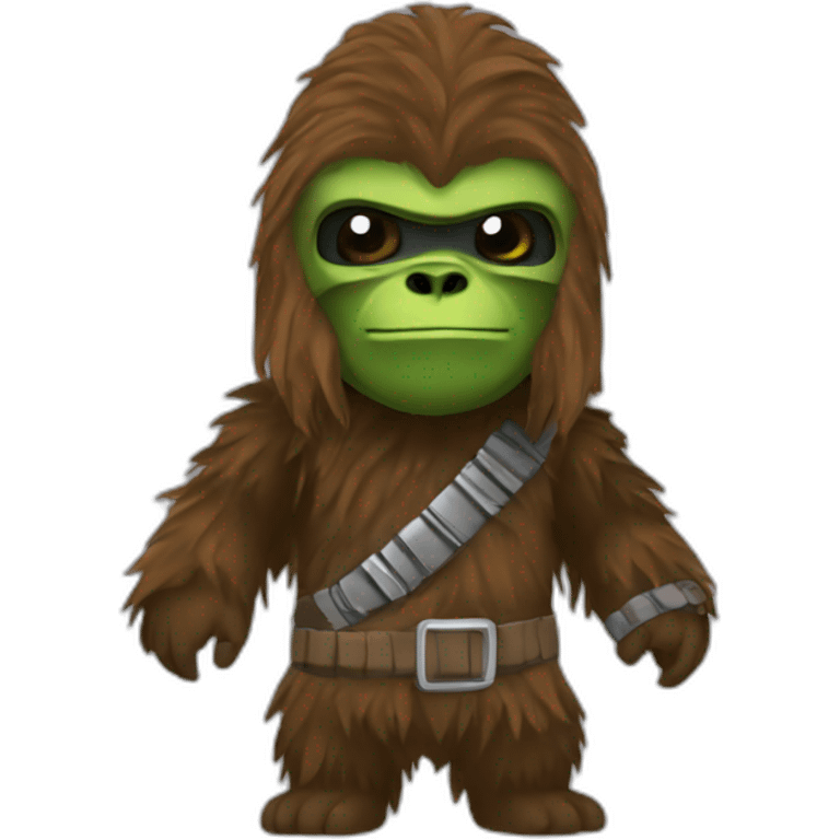 Chebacca disfrazado tortuga ninja emoji