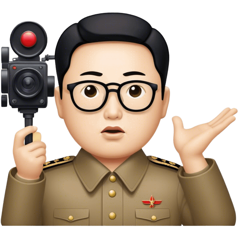 Dear leader Kim Jung Il directs you in his movie emoji