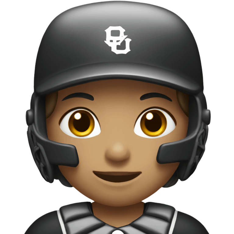 Softball player emoji