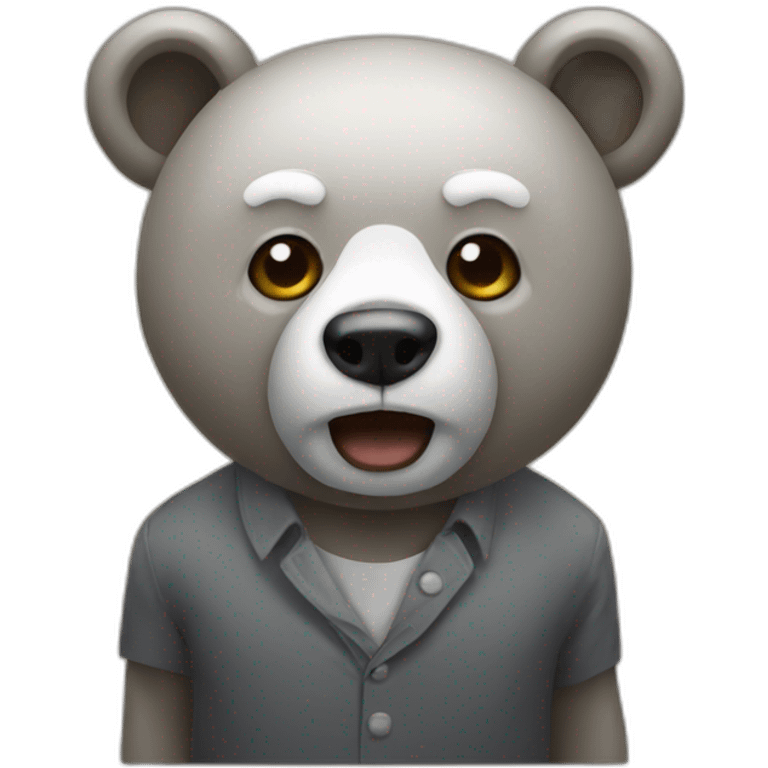 Fraud bear emoji