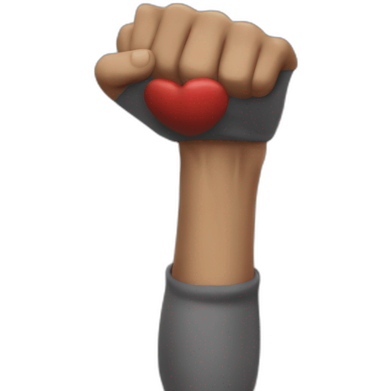 Wrist with pain sign at the site post boxing workout  emoji