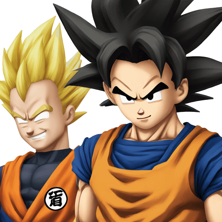 goku with vegeta emoji