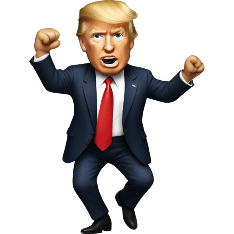 Donald Trump dancing emoji