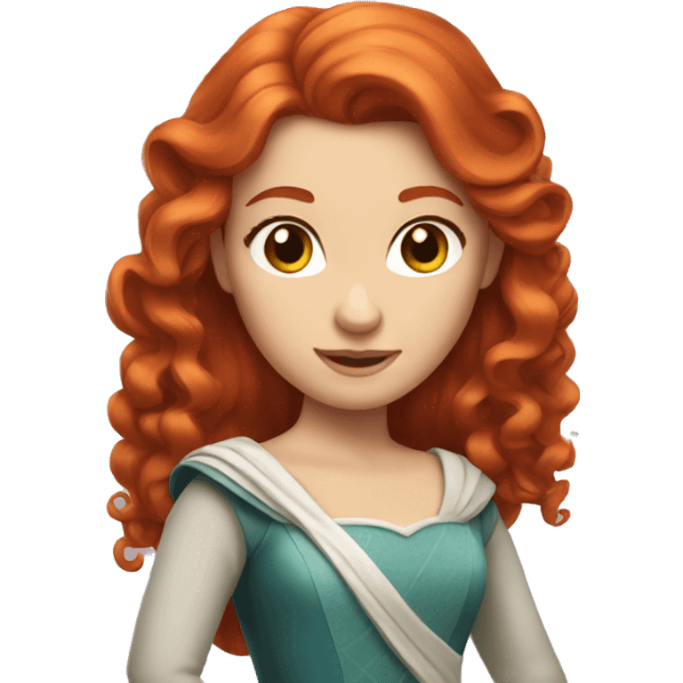 Redhead princess emoji