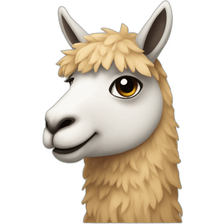 Cute little Llama emoji