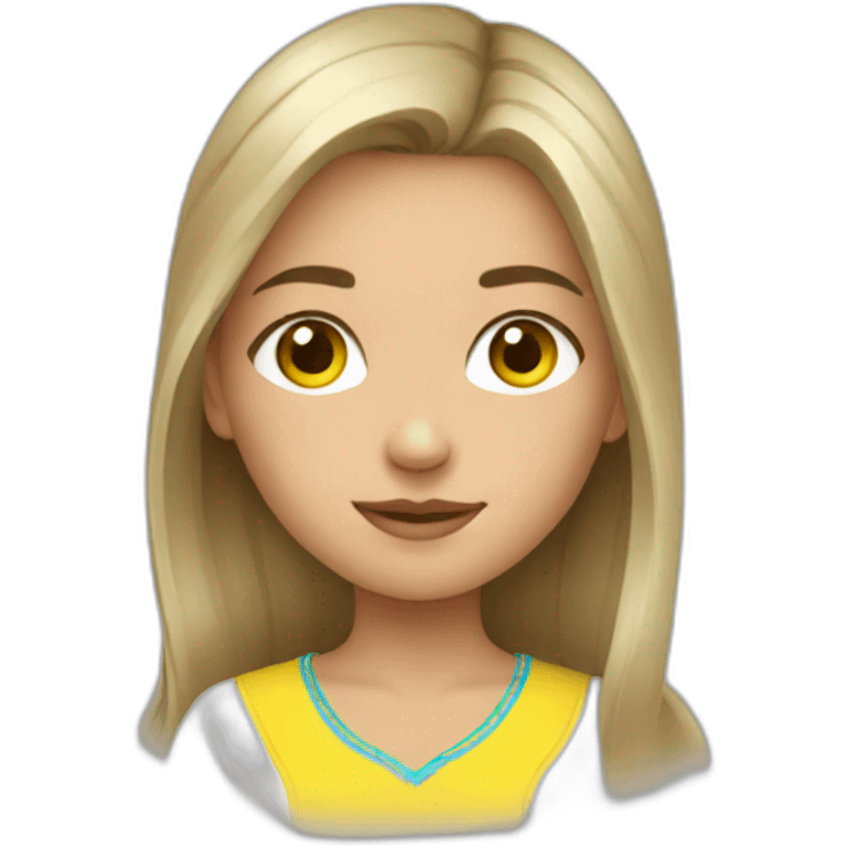 ukraine girl emoji