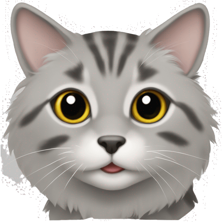 Grey Kuril Bobtail emoji