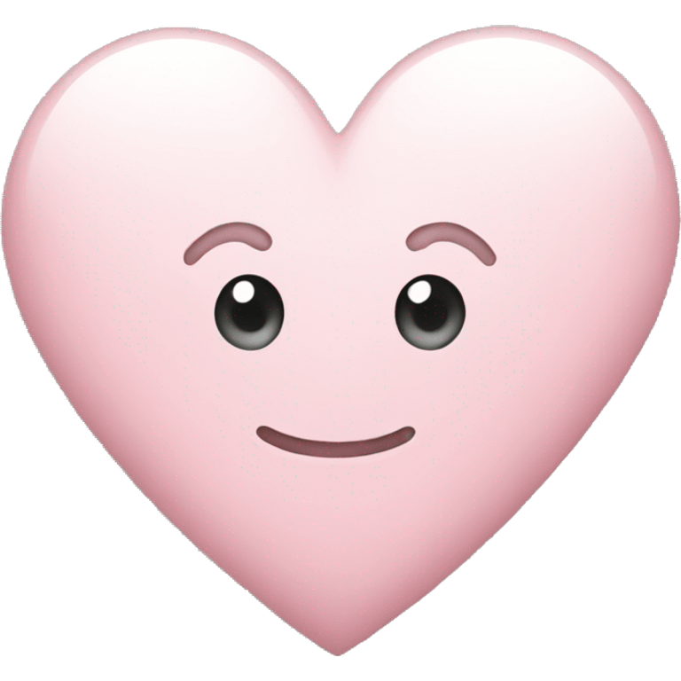 Light pink heart emoji