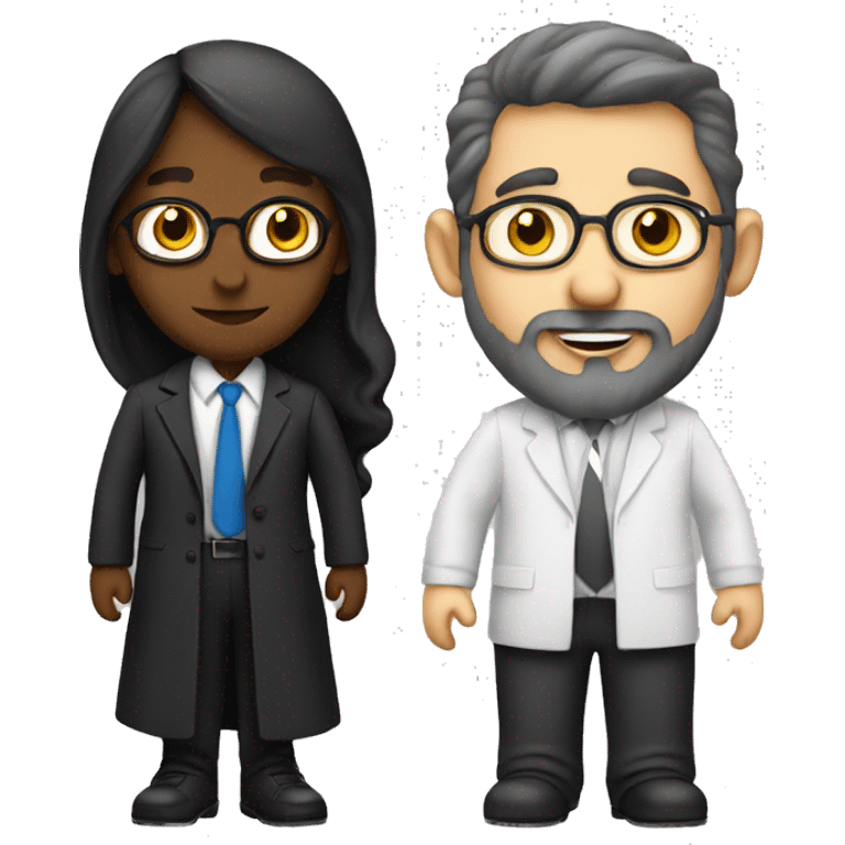 Rabbi and a teacher  emoji