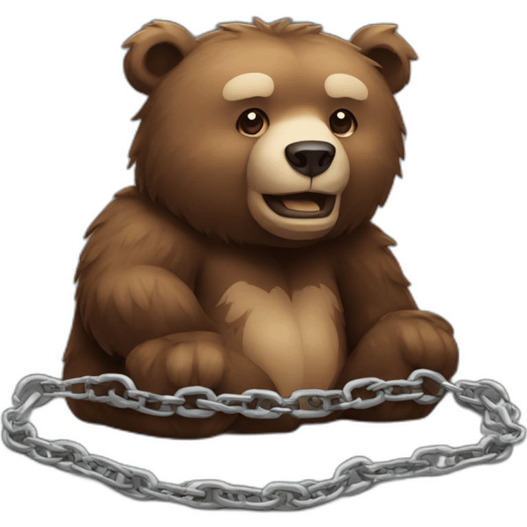 bear-chain emoji