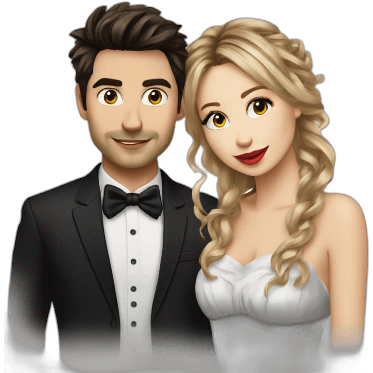 Dan Balan and Tina Karol love emoji