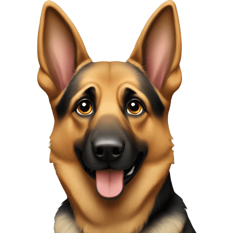 German shepherd dog emoji