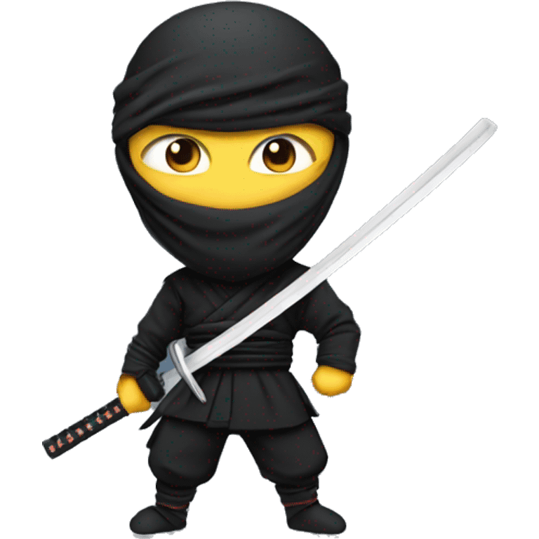 ninja with katana emoji