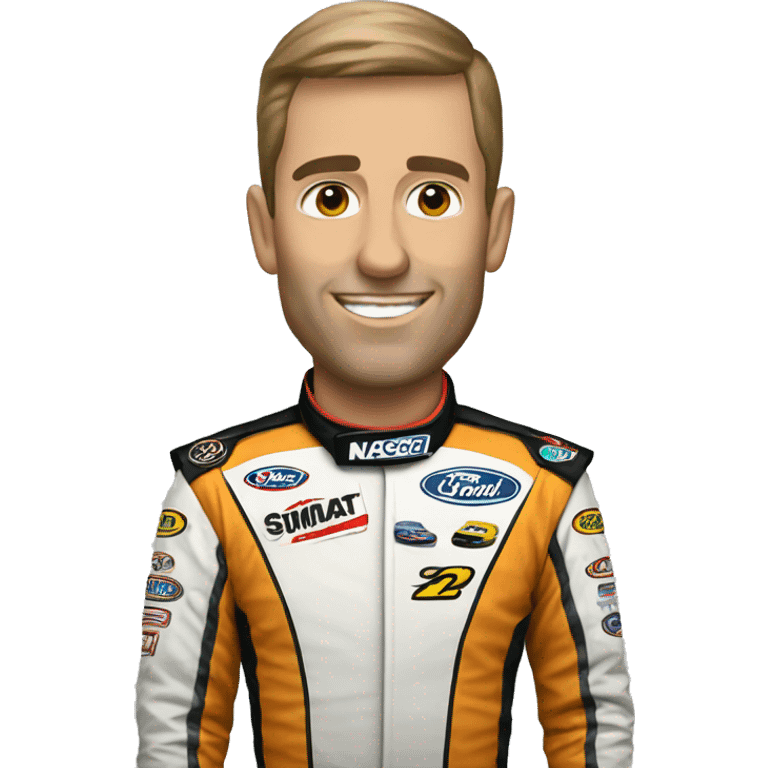 NASCAR racer emoji