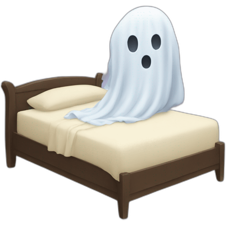 ghost in bed emoji