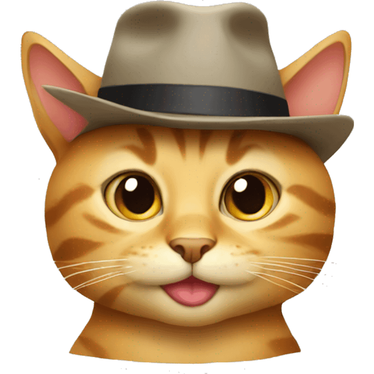 cat with a hat emoji