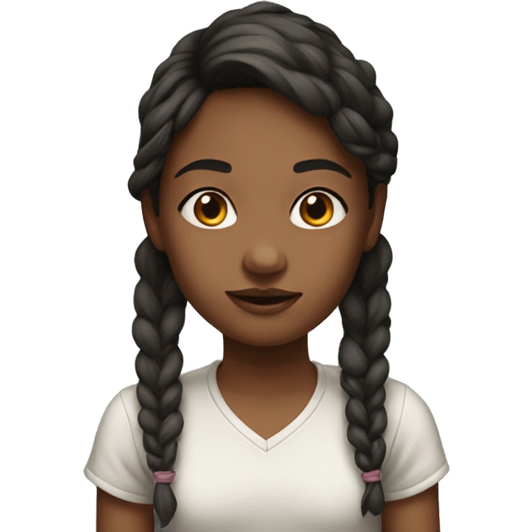 realistic portrait of girl emoji