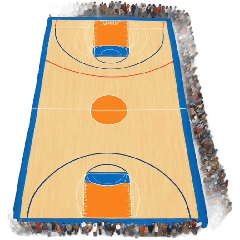 NBA basketball court  emoji