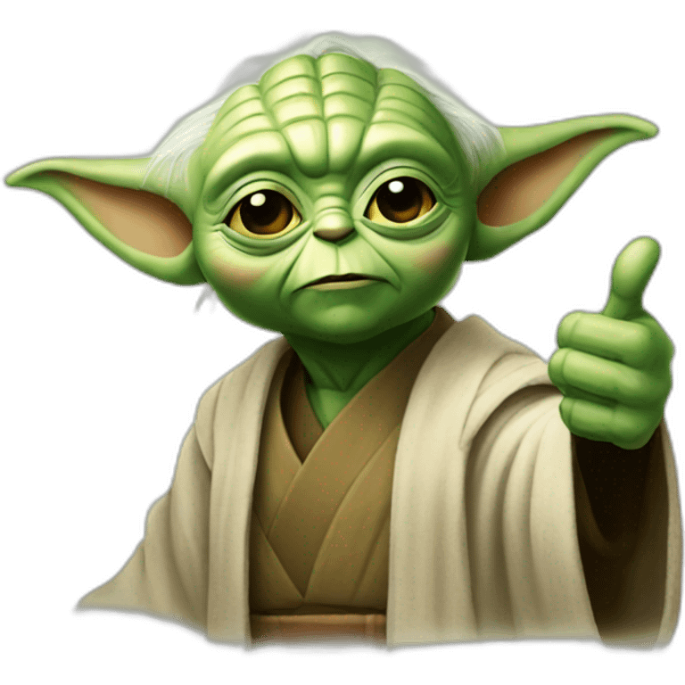 yoda thumbs up emoji