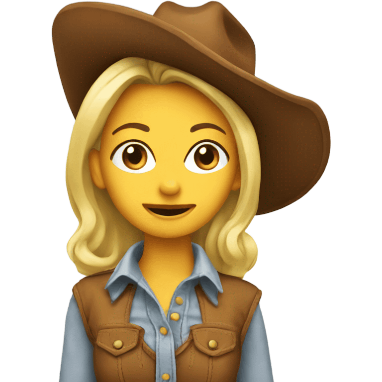 Cowgirl emoji