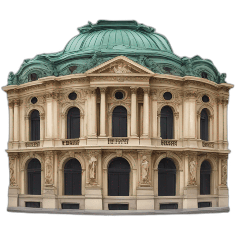 Opera garnier building  emoji