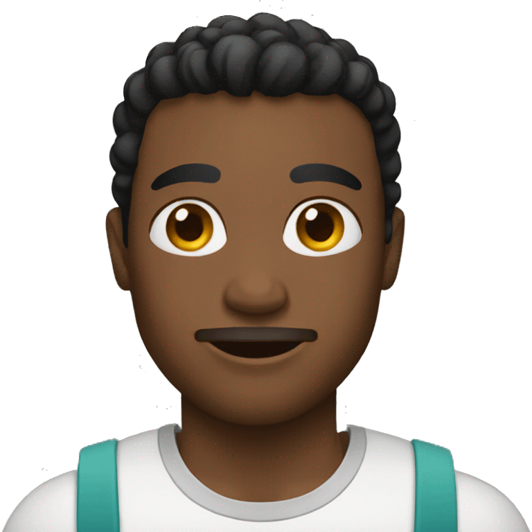 Black fitness emoji