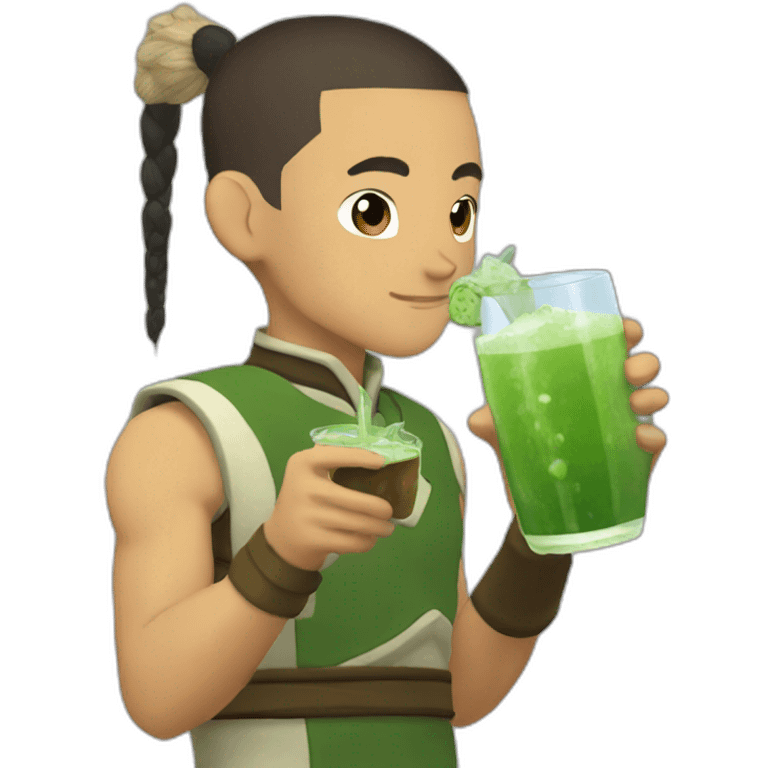 Sokka Drinks Cactus Juice emoji