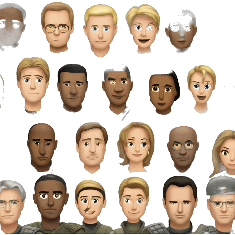 TV Show stargate SG-1 make a perfect stargate emoji