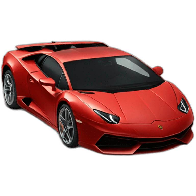 Lamborghini rouge emoji