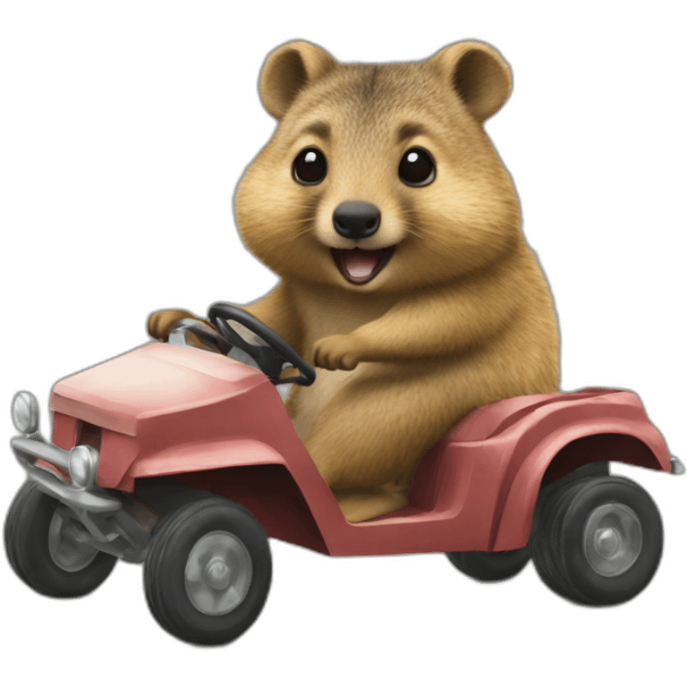 quokka wallabys driving emoji