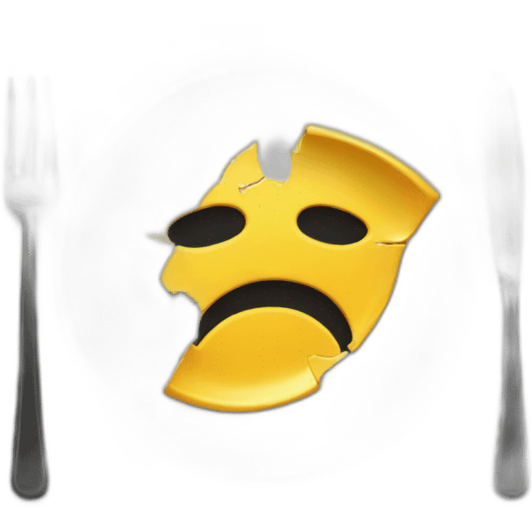 Broken plate emoji