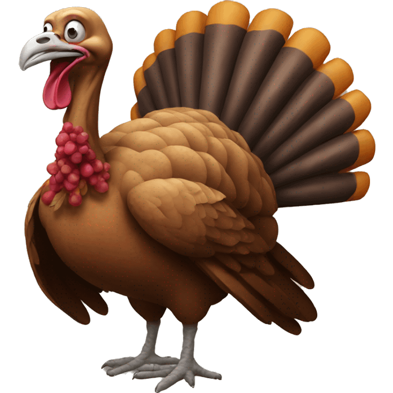 Stoned turkey  emoji