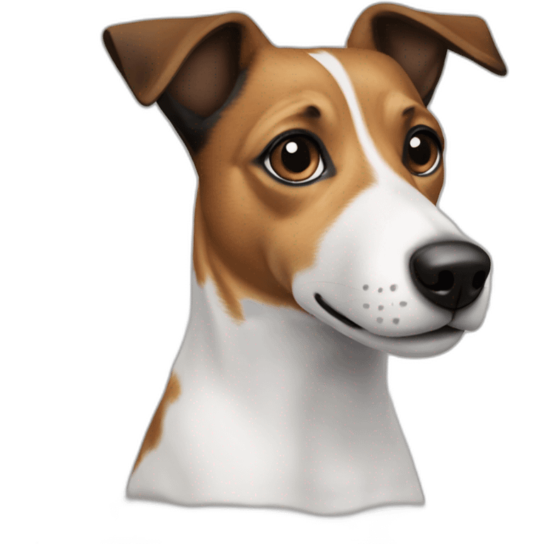 jack russel black ears emoji