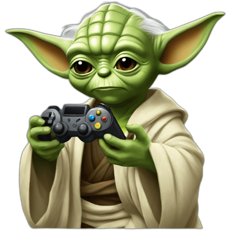 Yoda-playing-videogames emoji