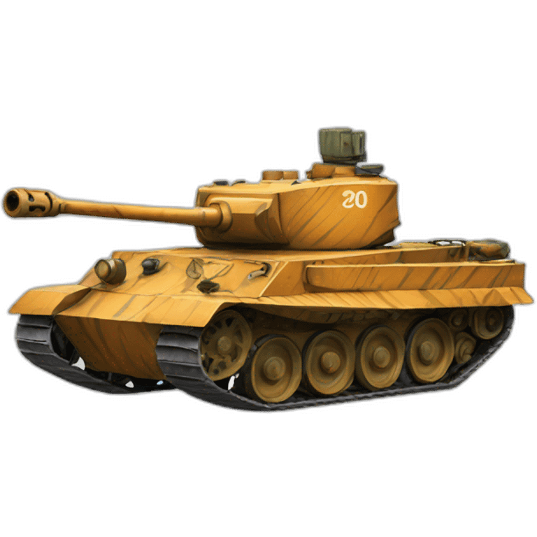 Tiger tank emoji