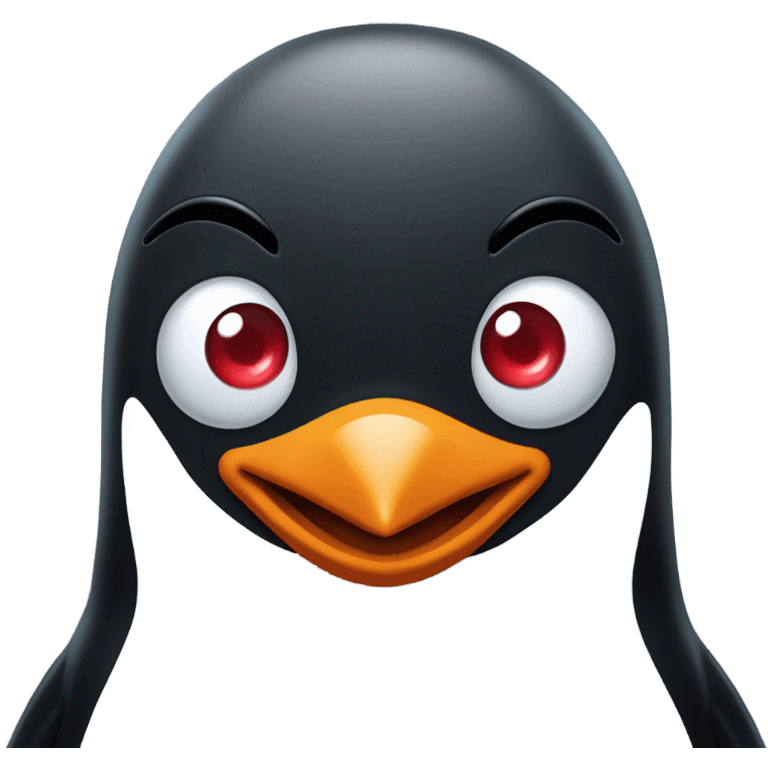 Satanic penguin  emoji