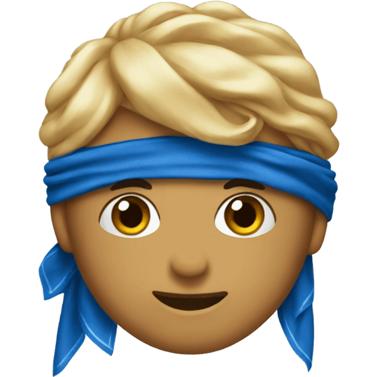 blue bandana  emoji