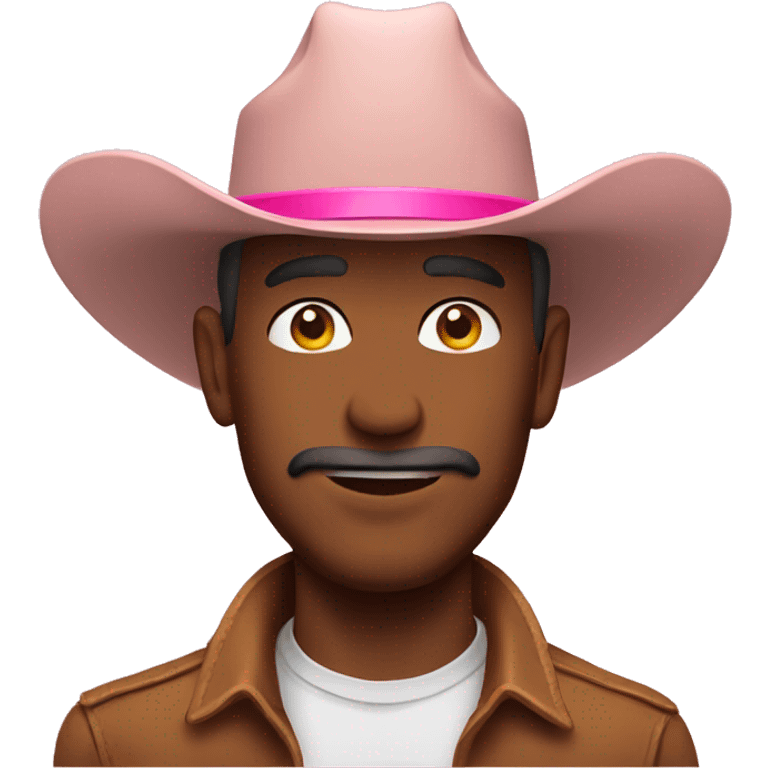 cowboy pink hat emoji