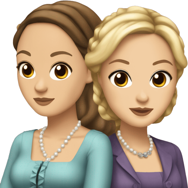 blair waldorf and serena van der woodsen best friends emoji