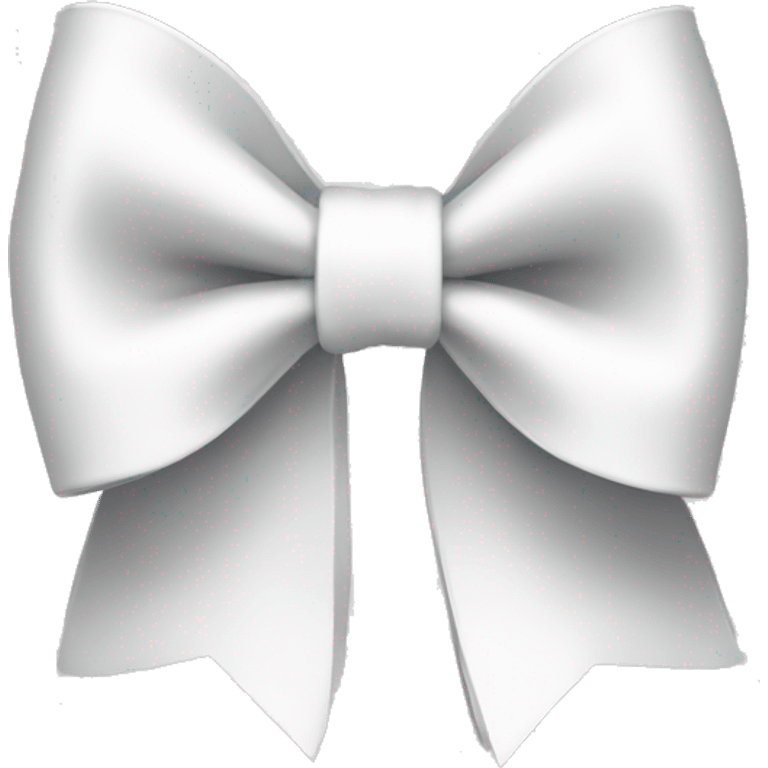 White bow emoji