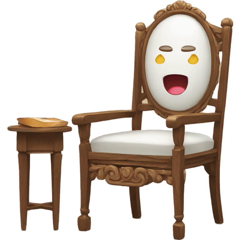 russia on chair emoji